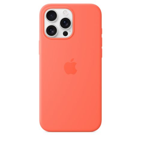 iPhone 16 Pro Max Silicone Case with MS - Tangerine MDGX4ZM/A