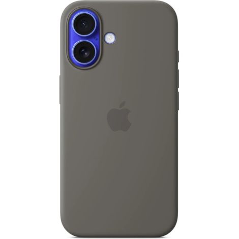 iPhone 16 Silicone Case with MS - Stone Gray MYY33ZM/A