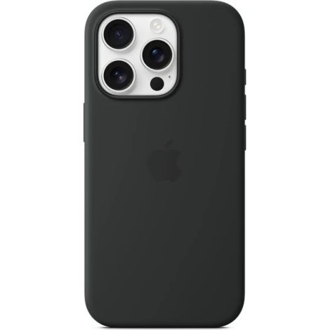 iPhone 16 Pro Max Silicone Case with MS - Black MYYT3ZM/A