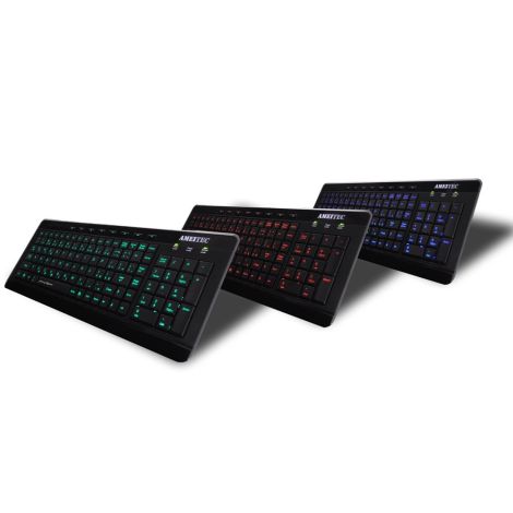 AMEI AM-K3001G/Drôtová USB/ CZ layout/Čierna AMEI AM-K3001G