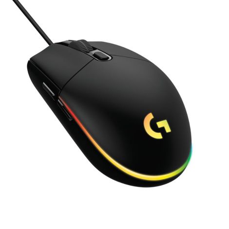 Logitech G203 Gen2/Herná/Optická/Pre pravákov/8 000 DPI/Drôtová USB/Čierna 910-005796