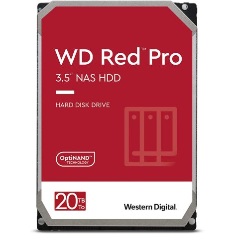 WD Red Pro/20TB/HDD/3.5"/SATA/7200 RPM/5R WD201KFGX