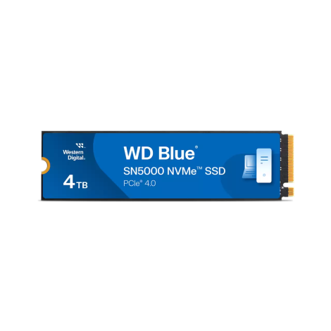 SSD 4TB WD Blue SN5000 NBMe M.2 PCIe Gen4 2280 WDS400T4B0E