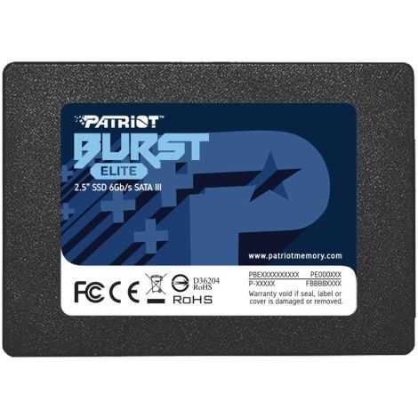 PATRIOT Burst Elite/1,9 TB/SSD/2.5"/SATA/3R PBE192TS25SSDR
