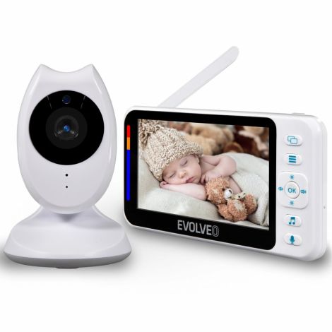 EVOLVEO Baby Monitor N4, detská videoopatrovateľka CAM-4