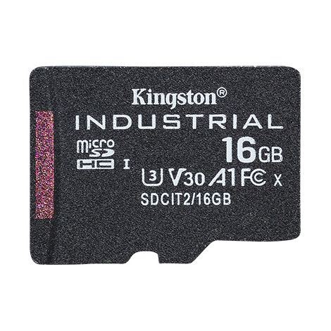 Kingston Industrial/micro SDHC/16GB/UHS-I U3 / Class 10 SDCIT2/16GBSP