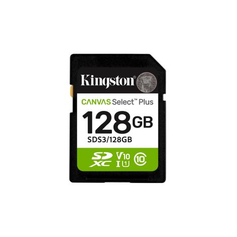 Kingston Canvas Select Plus/SDXC/128GB/UHS-I U1 / Class 10 SDS3/128GB