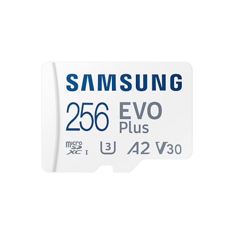 Samsung EVO Plus/micro SDXC/256GB/130MBps/UHS-I U3 / Class 10/+ Adaptér MB-MC256KA/EU
