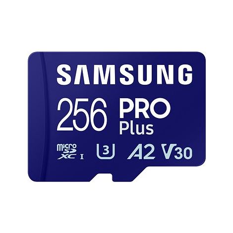 Samsung/micro SDXC/256GB/Class 10/+ Adaptér/Modrá MB-MD256SA/EU