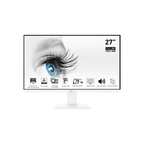 MSI Pro/MP273W/27"/IPS/FHD/75Hz/5ms/White/2R PRO MP273W