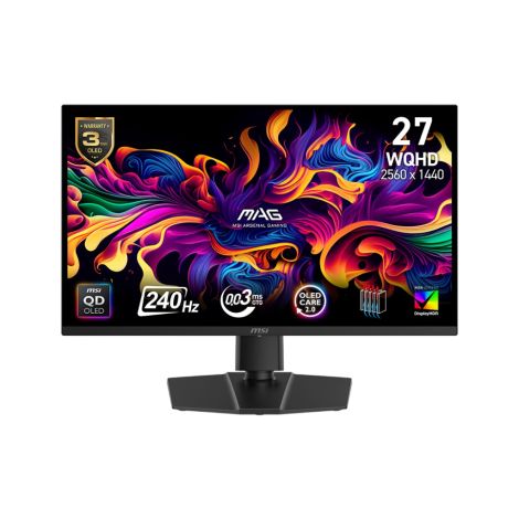 MSI MAG/271QP QD-OLED X24/26,5"/QD-OLED/QHD/240Hz/0,03ms/Čierna/3R MAG 271QP QD-OLED X24