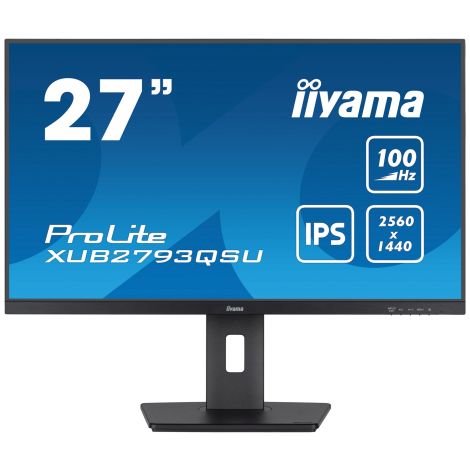 iiyama ProLite/XUB2793QSU-B6/27"/IPS/QHD/100Hz/1ms/Black/3R XUB2793QSU-B6