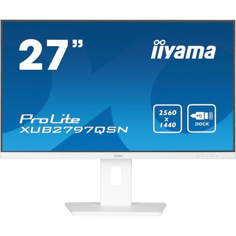 iiyama ProLite/XUB2797QSN-W2/27"/IPS/QHD/100Hz/1ms/White/3R XUB2797QSN-W2