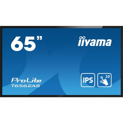 65" iiyama T6562AS-B1: IPS, 4K UHD, Android, 24/7 T6562AS-B1