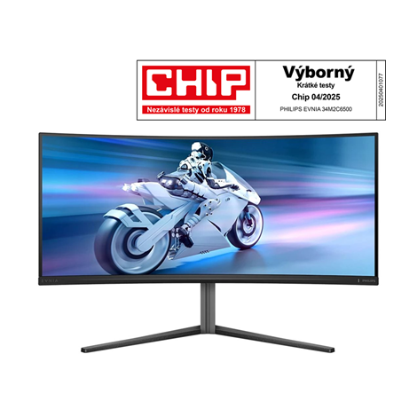 Philips Evnia/34M2C6500/00/34"/QD-OLED/3440x1440/175Hz/0,03ms/Gray/3R 34M2C6500/00