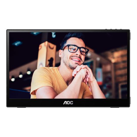 AOC/16T3EA/15,6"/IPS/FHD/60Hz/4ms/Black/3R 16T3EA
