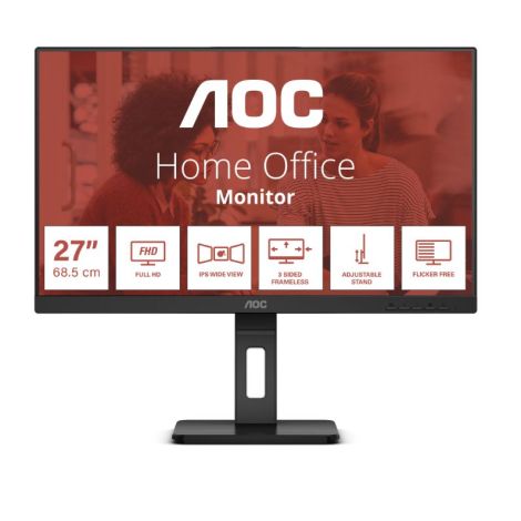 AOC/27E3QAF/27"/IPS/FHD/75Hz/4ms/Black/3R 27E3QAF