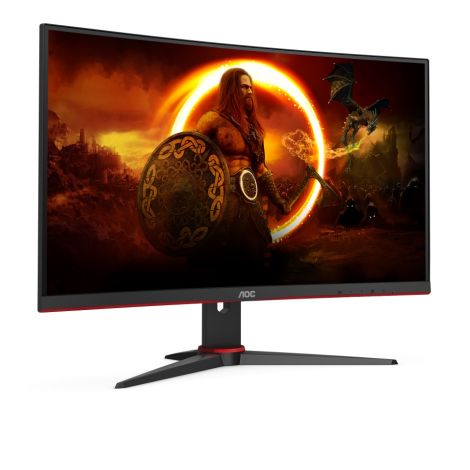 AOC Gaming/C27G2E/27"/VA/FHD/165Hz/1ms/Blck-Red/3R C27G2E/BK