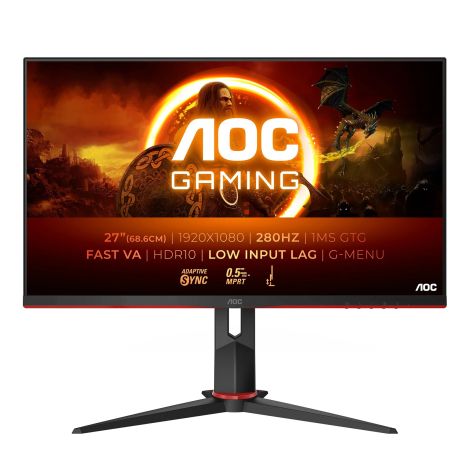AOC Gaming/27G2ZN3/27"/VA/FHD/280Hz/1ms/Blck-Red/3R 27G2ZN3/BK