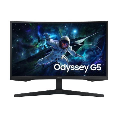 Samsung Odyssey G5/LS27CG554EUXEN/27"/VA/QHD/165Hz/1ms/Black/2R LS27CG554EUXEN