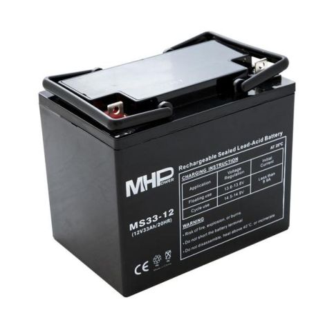 Pb akumulátor MHPower VRLA AGM 12V/33Ah (MS33-12) MS33-12