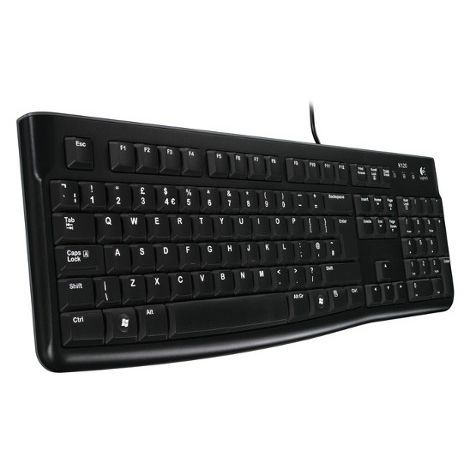 Logitech K120/Drôtová USB/ CZ- SK layout/Čierna 920-002485