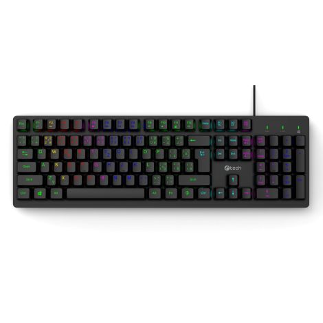 Herná klávesnica C-TECH Riven (GKB-16), RGB, USB GKB-16