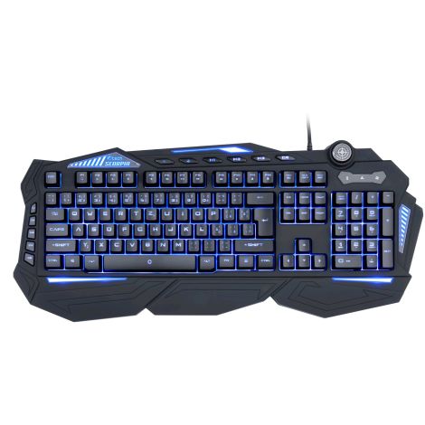 C-TECH Scorpia V2/Drôtová USB/ CZ- SK layout/Čierna GKB-119