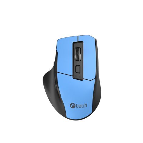 C-TECH Ergo WM-05/Ergonomická/Optická/Drátová USB/Modrá WM-05BL