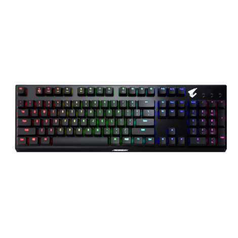GIGABYTE AORUS K9/Drôtová USB/US layout/Čierna GK-AORUS K9 Optical