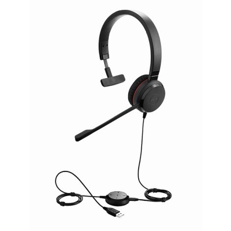 Jabra Evolve 30 II/Mono/Jack/Drôt/MS/Čierna 5393-823-309