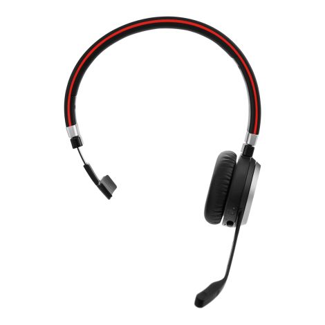 Jabra Evolve 65 SE/Mono/BT/Bezdrať/MS/Čierna-červená 6593-833-309