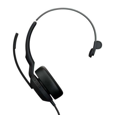 Jabra Evolve2 50/Mono/ANC/USB/Drôt/BT/Bezdrôt/MS/Čierna 25089-899-999