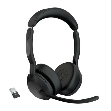 Jabra Evolve2 55/Stereo/ANC/USB/BT-USB/Bezdrať/MS/Čierna 25599-999-999