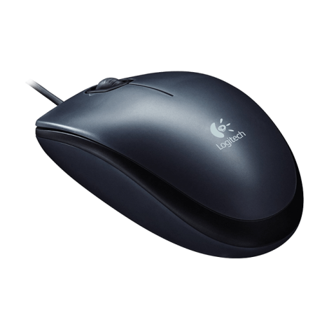 Logitech M90/Kancelárska/Optická/1 000 DPI/Drôtová USB/Čierna 910-001793