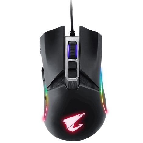 GIGABYTE Aorus M5/Herná/Optická/Drôtová USB/Čierna GM-AORUS M5