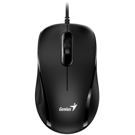 Genius DX-101/Kancelárska/Optická/Pre pravákov/1 200 DPI/Drôtová USB/Čierna 31010026401