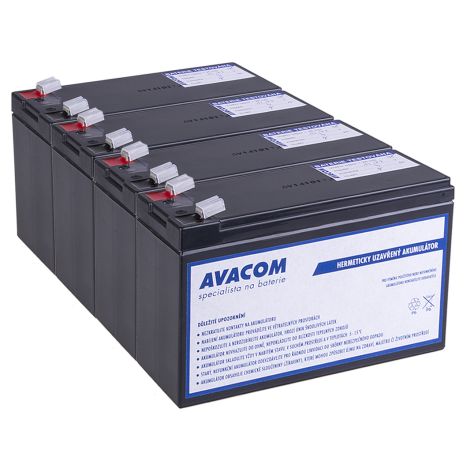 Batériový kit AVACOM AVA-RBC116-KIT náhrada pre renováciu RBC116 - batéria pre UPS (4ks batérií) AVA-RBC116-KIT