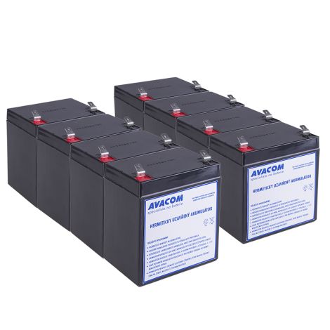 Batériový kit AVACOM AVA-RBC43-KIT náhrada pre renováciu RBC43 (8ks batérií) AVA-RBC43-KIT