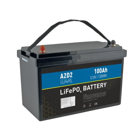 A2D2 batéria LiFePO4 12,8V 100Ah M8 LFA2-12V100C10-M8B1