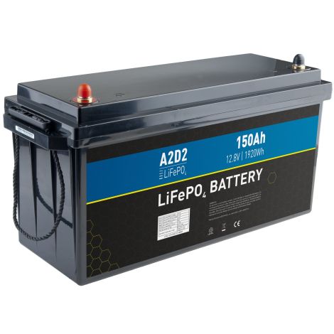 A2D2 batéria LiFePO4 12,8V 150Ah M8 LFA2-12V150C10-M8B1
