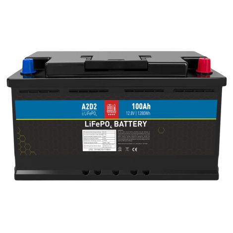 A2D2 batéria LiFePO4 12,8V 100Ah F15 SELF-HEAT Car Battery Case (Gotion cells) LFA-12V100C10-F15B3H