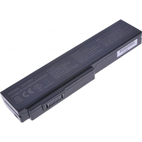 Batéria T6 Power Asus M50, G50, G60, N43, N53, N61, B43, X55, X57, X64, 5200mAh, 58Wh, 6cell NBAS0065