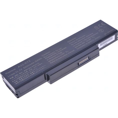 Batéria T6 Power Asus K72, K73, A72, A73, N71, N73, X72, X73, X77, 5200mAh, 58Wh, 6cell NBAS0067