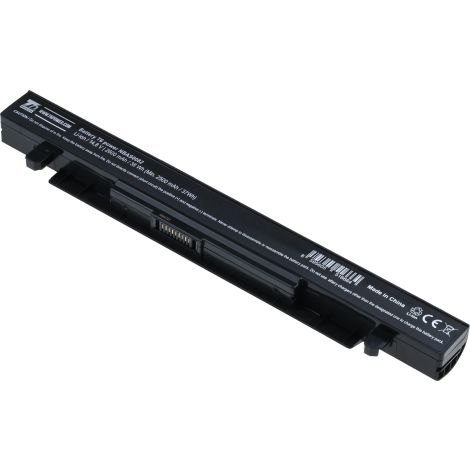 Batéria T6 Power Asus X450, X550, X552, A450, A550, F450, F550, F552, R510, 2600mAh, 38Wh, 4cell NBAS0082