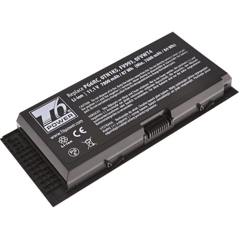 Batéria T6 Power Dell Precision M6700, M6800, M4800, 7800mAh, 87Wh, 9cell NBDE0138