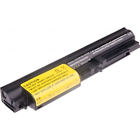 Batéria T6 Power IBM ThinkPad T61 14,1 wide, R61 14,1 wide, R400, T400, 2600mAh, 37Wh, 4cell NBIB0058