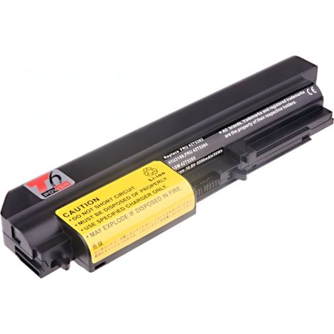 Batéria T6 Power IBM ThinkPad T61 14,1 wide, R61 14,1 wide, R400, T400, 5200mAh, 56Wh, 6cell NBIB0059