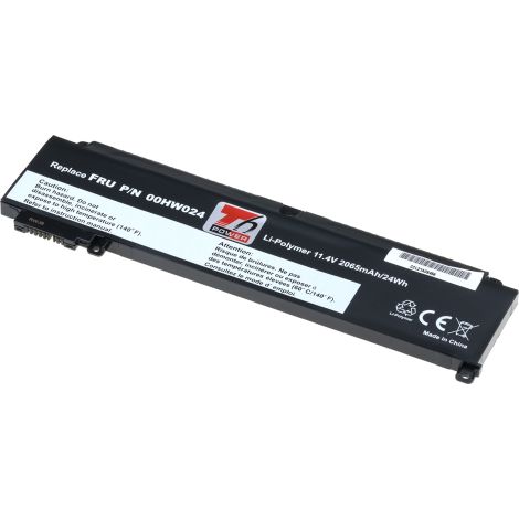 Batéria T6 Power Lenovo ThinkPad T460, T470, 2065mAh, 24Wh, 3cell, Li-Pol NBIB0156