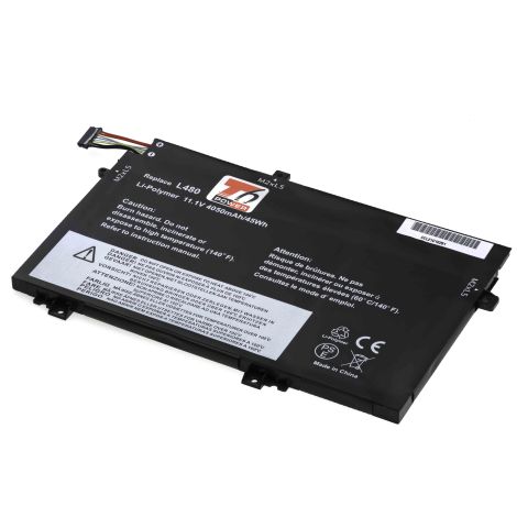 Batéria T6 Power Lenovo ThinkPad L480, L490, L580, L590, L15 Gen 1, 4050mAh, 45Wh, 3cell, Li-Pol NBIB0182